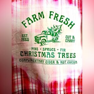 Christmas Plaid shirt.  Men’s / Unisex size Large